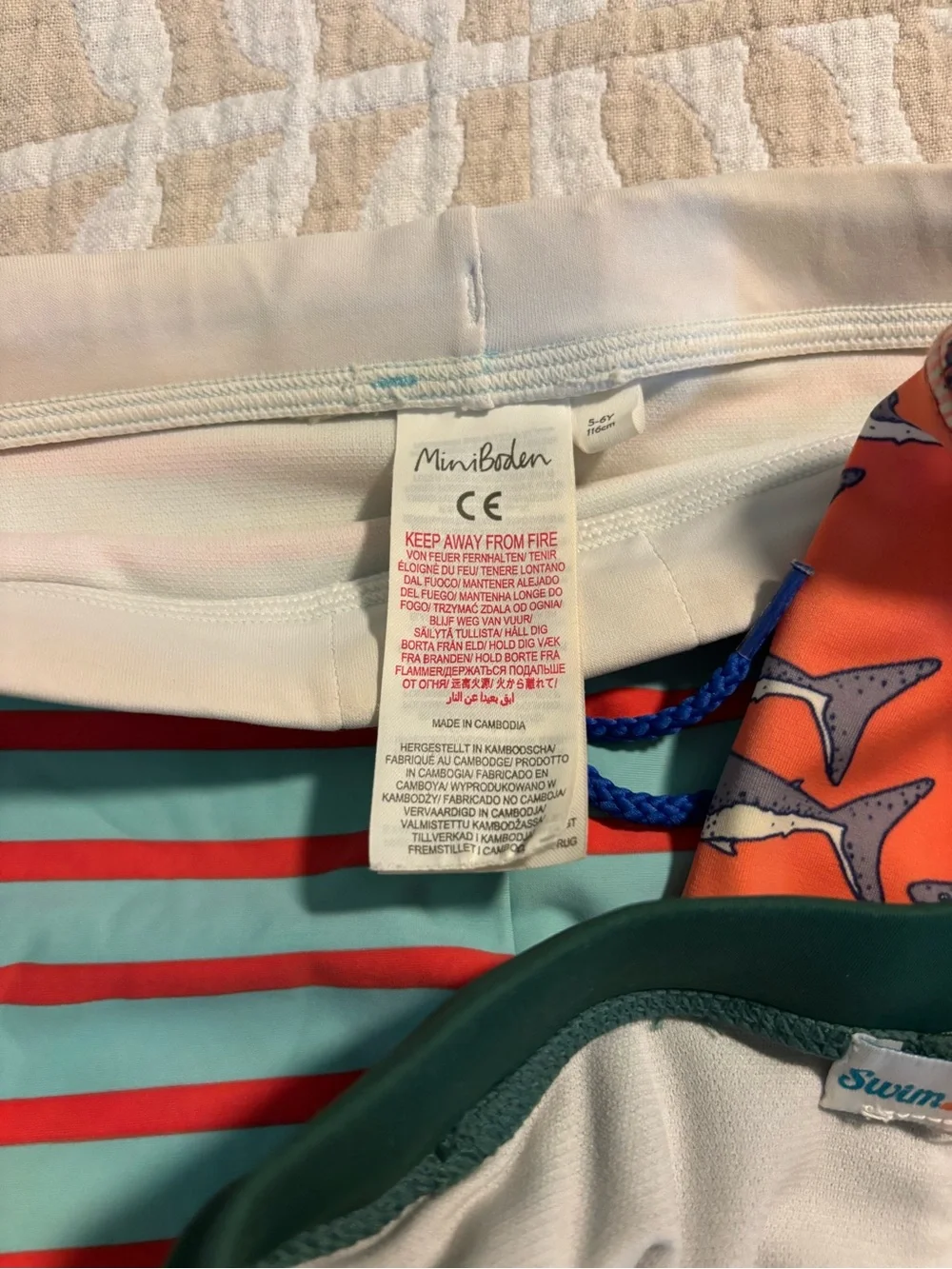 Lot Boys Euro Swin Trunks Briefs Swim Zip Mini Boden